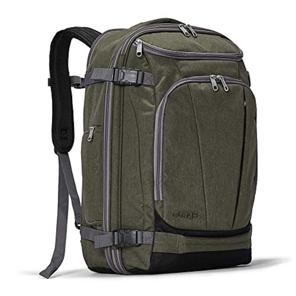 Ebags Mother Lode Weekender Green/grey/black, orange interior